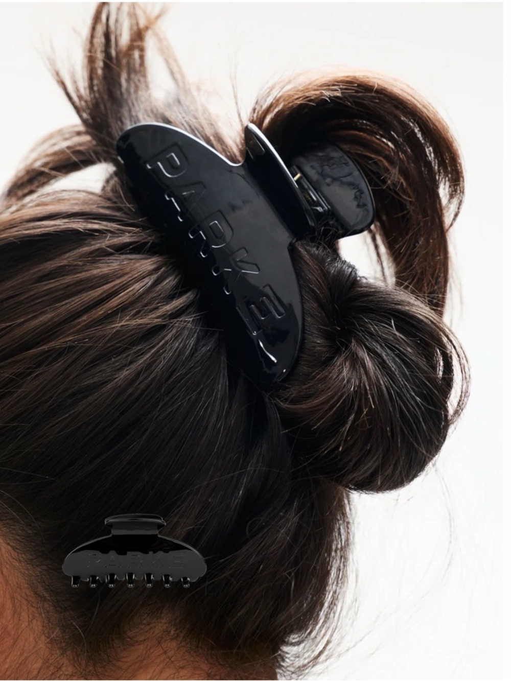 Parke Black Hair Claw Clip - Sleek Hair Accessory